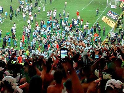 festa pameiras campeão da copa do Brasil 2015
